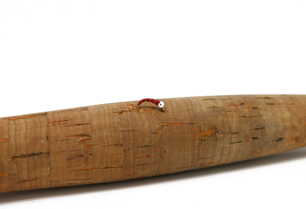 N0007 - Tungsten Bead Zebra Midge Red – Bozeman FlyWorks