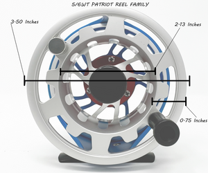 5/6wt - The Patriot Reel w/ Line