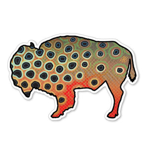 Bison Cutthroat Trout Decal