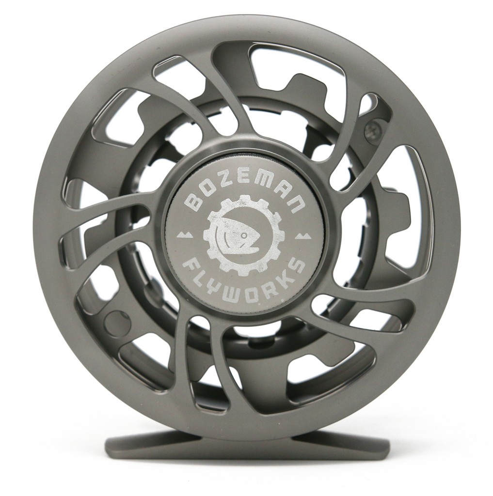 7/8wt - The Patriot Reel Flat Gunmetal w/ Line