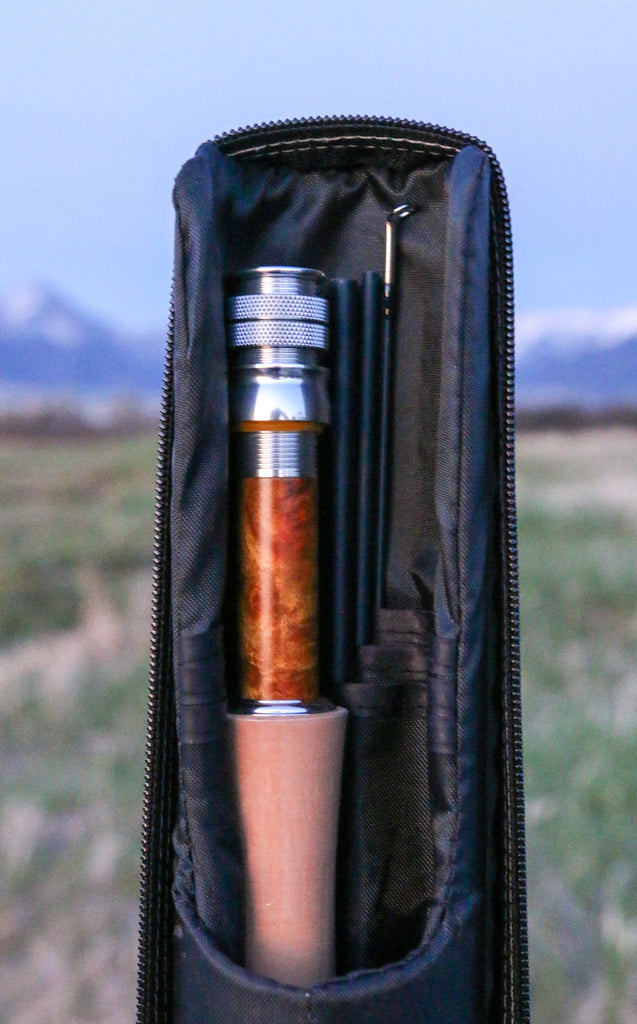 Fly Rod Package - Flat Gunmetal Patriot Fly Reel