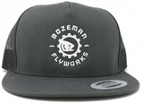 Trucker Hat - Flat Bill - Gray