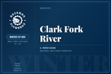 Clark Fork River - Winter Fly Box