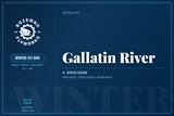 Gallatin River - Winter Fly Box