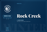 Rock Creek - Winter Fly Box