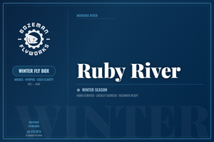 Ruby River - Winter Fly Box