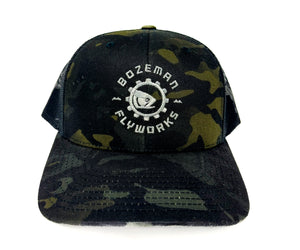 Trucker Hat - Black Multicam