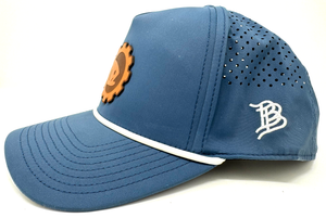 Fish Leather Patch - 5 Panel - Orion