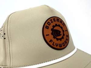 Full Leather Patch - 5 Panel - Desert