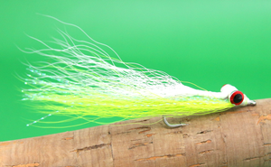 S0034 - Clouser - Chartreuse and White
