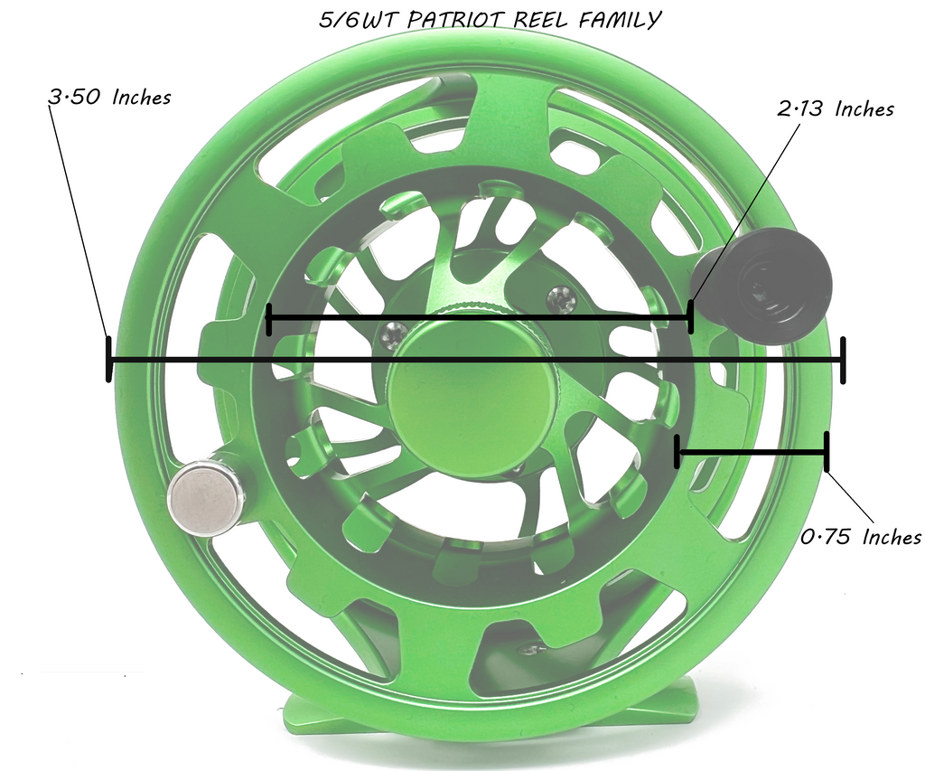 Patriot Reel Green - 5/6wt - Spare Spool