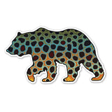 Bear Brown Trout Decal