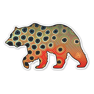 Bear Cutthroat Trout Decal