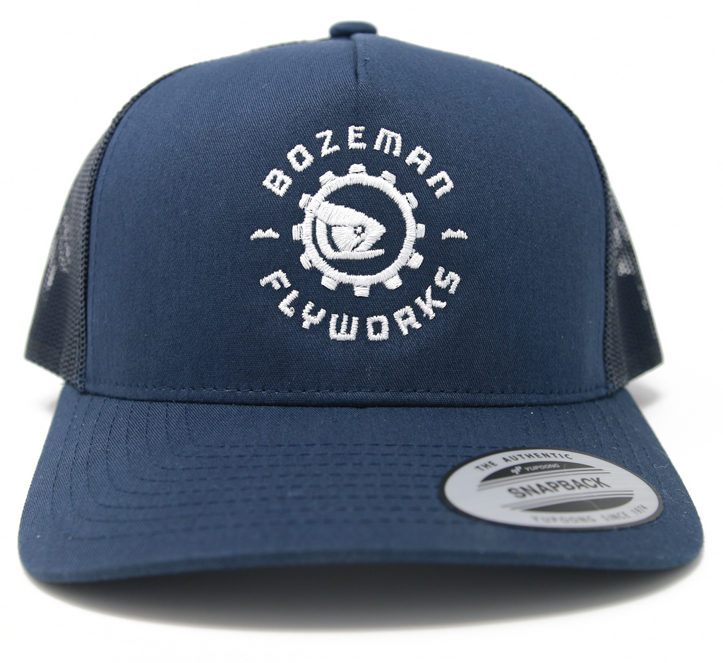 Trucker Hat - Navy Blue – Bozeman FlyWorks