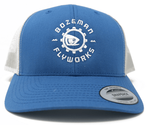 Trucker Hat - Blue and Silver