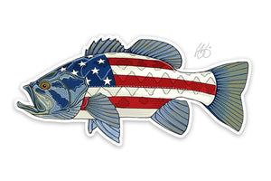 USA Bass Decal