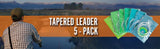 12' - Tapered Leaders - 5 Pack
